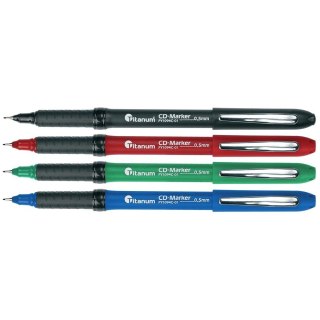 Titanum Komplet markerów do CD Titanum PY1094C-01 4 kolory