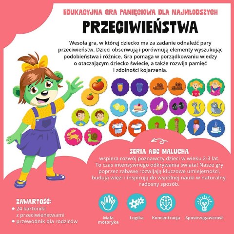 Trefl Gra edukacyjna ABC Malucha Przeciwieństwa Trefl (02908)