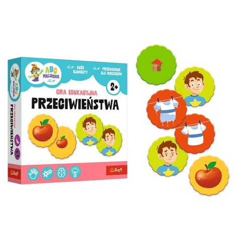 Trefl Gra edukacyjna ABC Malucha Przeciwieństwa Trefl (02908)