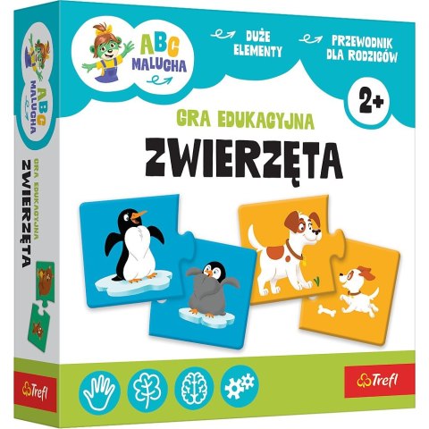 Trefl Gra edukacyjna ABC Malucha Zwierzęta Trefl (02905)