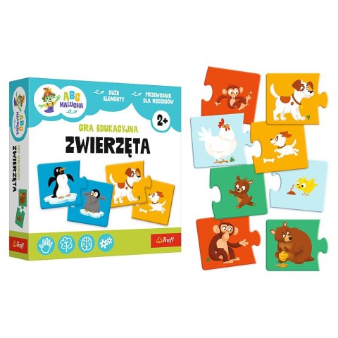 Trefl Gra edukacyjna ABC Malucha Zwierzęta Trefl (02905)