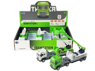 Adar Ciężarówka z podnośnikiem 29,5x9,5x7cm, metalowe, światło, dźwięk Adar (618237)