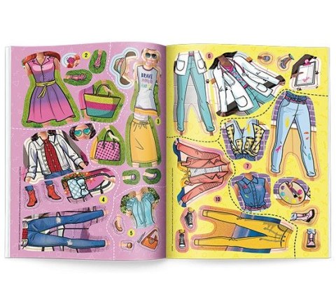 Ameet Książka dla dzieci Barbie™. Ubieranki, Naklejanki Ameet (SDU 1108)