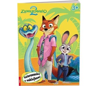 Ameet Książka dla dzieci Zwierzogród 2 Kolorowanka z Naklejkami Ameet (NA 9142)