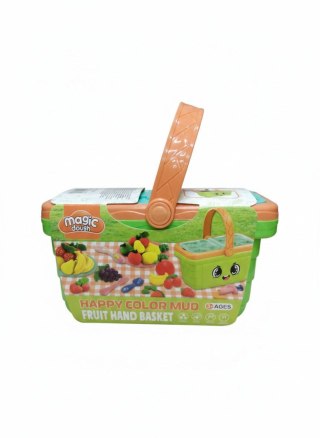 Artyk Masa plastyczna dla dzieci koszyczek zielony z foremkami mix Artyk (176753)