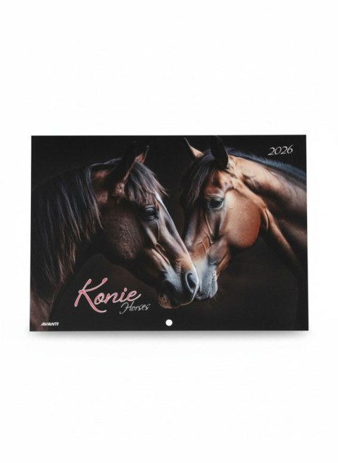 Avanti Kalendarz ścienny KONIE wieloplanszowy 285mm x 410mm Avanti (KA-10)
