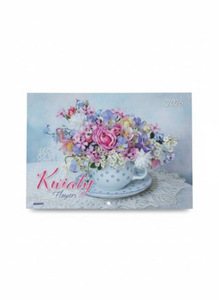 Avanti Kalendarz ścienny KWIATY wieloplanszowy 285mm x 410mm Avanti (KA-8)