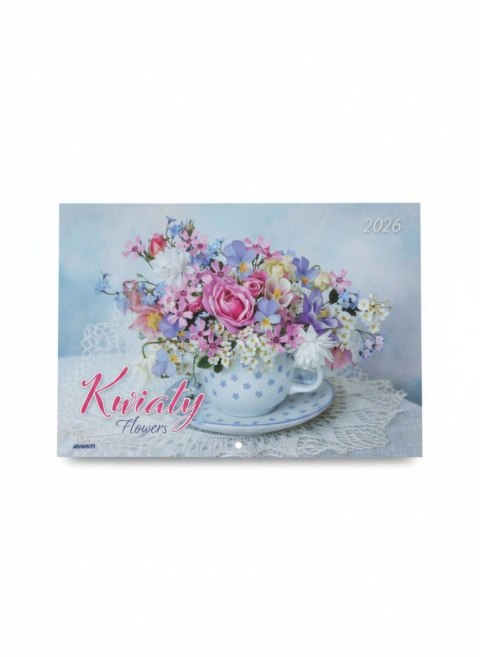 Avanti Kalendarz ścienny KWIATY wieloplanszowy 285mm x 410mm Avanti (KA-8)