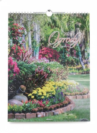 Avanti Kalendarz ścienny MAŁY SPIRALA OGRODY 230mm x 305mm Avanti (KSMS-10)