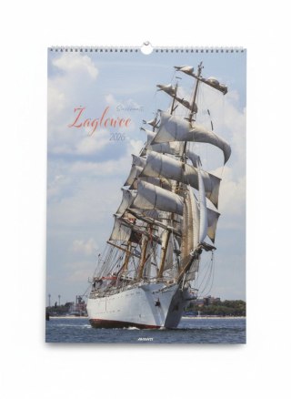 Avanti Kalendarz ścienny ŻAGLOWCE wieloplanszowy paskowy A3 285mm x 420mm Avanti (A3-9)