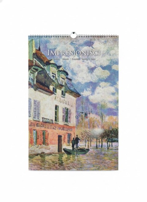 Avanti Kalendarz ścienny iMPRESJONIŚCI wieloplanszowy paskowy 320mm x 470mm Avanti (A3-10)