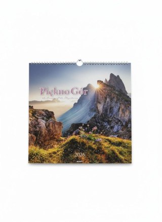 Avanti Kalendarz ścienny pIĘKNO GÓR wieloplanszowy 320mm x 320mm Avanti (KD-32)