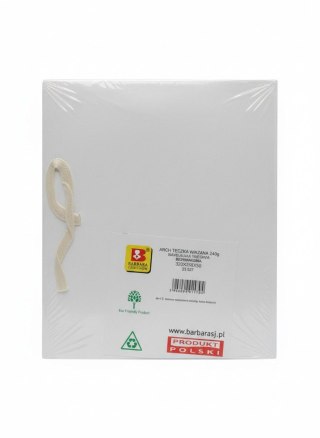 Barbara Teczka kartonowa wiązana A4 szary 240g Barbara (082022)