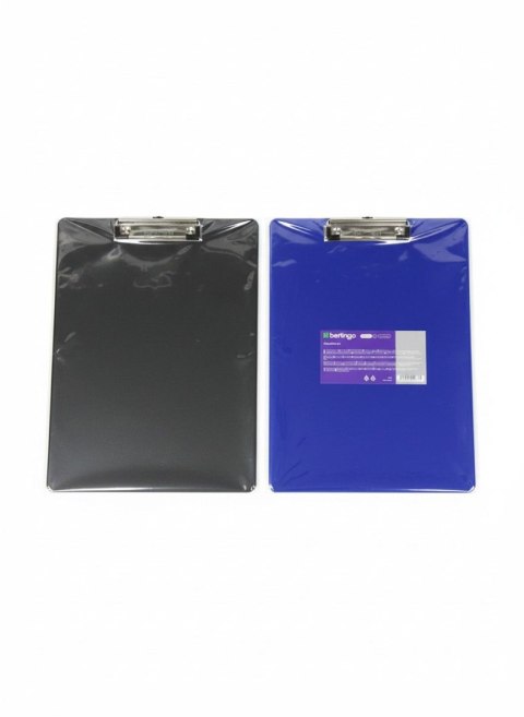 Berlingo Deska z klipem (podkład do pisania) Steel & Style A4 niebieska Berlingo (299018)