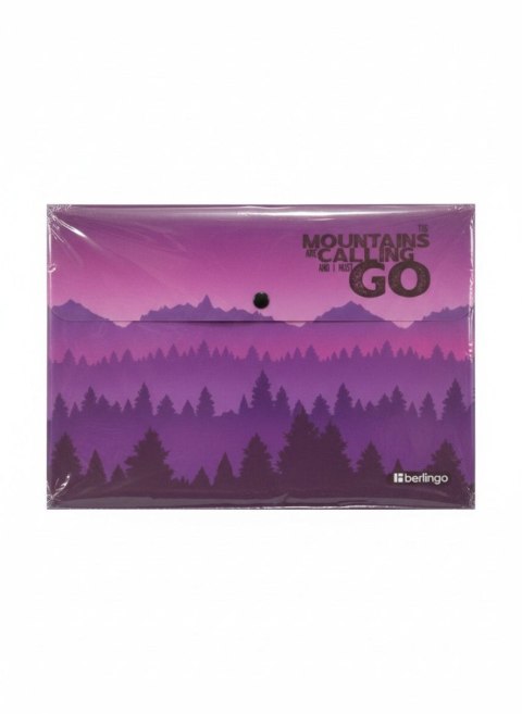 Berlingo Teczka plastikowa na zatrzask A4 mix 300 mic. Berlingo (352552)