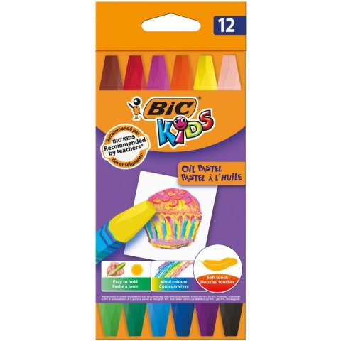 Bic Kids Pastele olejne 12 kol 12 kol. Bic Kids (926446)