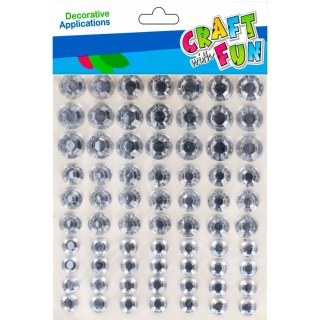 Craft With Fun Kryształki Samoprzylepne Diament srebrne Craft With Fun (501436)