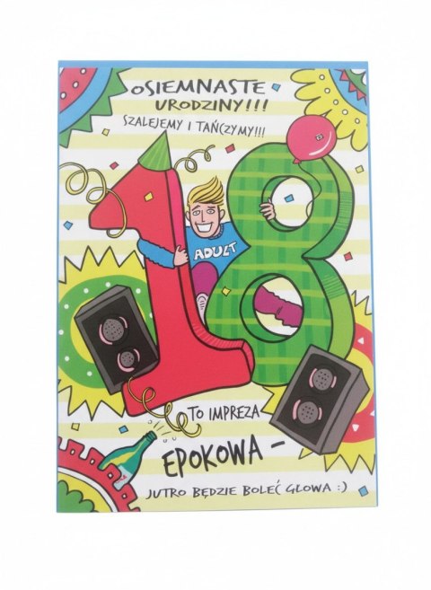 Henry Kartka składana 18-stka chłopak 2 B6 Henry (5908451980252)