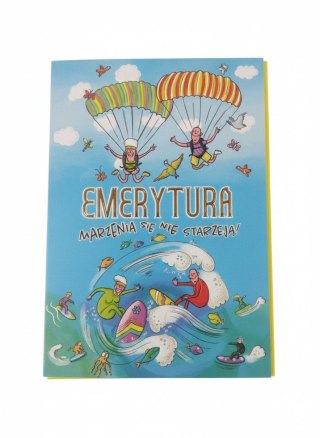 Henry Kartka składana A5 18 EMERYTURA NA FALI A5 Henry (5908451981839)