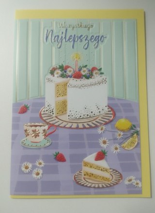 Henry Kartka składana B6 TORT NA STOLE B6 Henry (5908451980931)