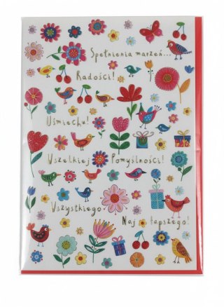 Henry Kartka składana Karnet A5 Łąka II A5 Henry (5908451980894)