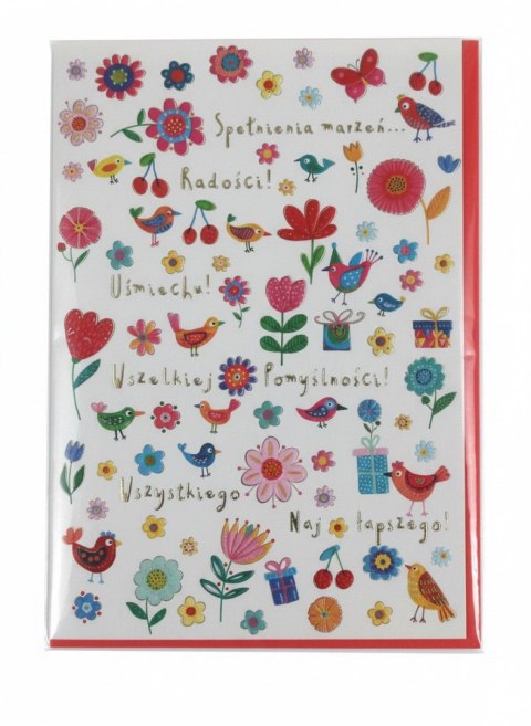 Henry Kartka składana Karnet A5 Łąka II A5 Henry (5908451980894)