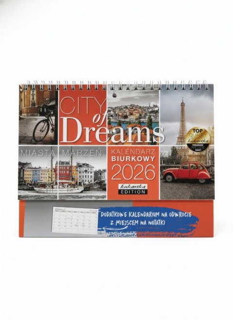Kukartka Kalendarz biurkowy CITY OF DREAMS Kukartka