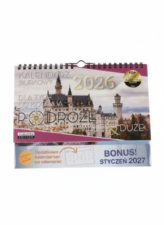 Kukartka Kalendarz biurkowy PODRÓŻE Kukartka