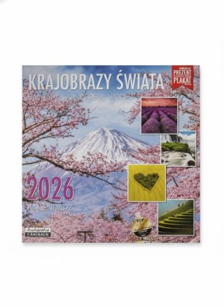Kukartka Kalendarz ścienny classic Q Krajobrazy Świata Kukartka