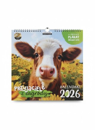 Kukartka Kalendarz ścienny classic Q Kukartka (Q 365 DNIPRZYJACIELE ZAGRODY)