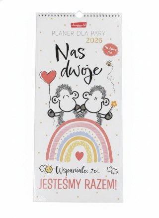 Kukartka Kalendarz ścienny planer sheep 450mm x 210mm Kukartka (KALP)