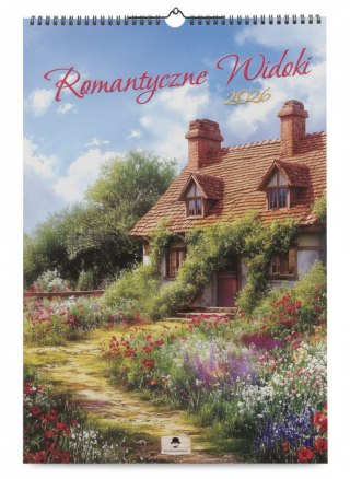 Pan Kalendarzyk Kalendarz ścienny Romantyczne widiki 320mm x 470mm Pan Kalendarzyk (A3 VD.15)