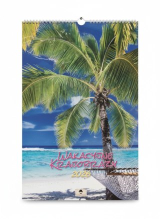 Pan Kalendarzyk Kalendarz ścienny Wakacyjne krajobrazy 320mm x 470mm Pan Kalendarzyk (A3 VD.14)