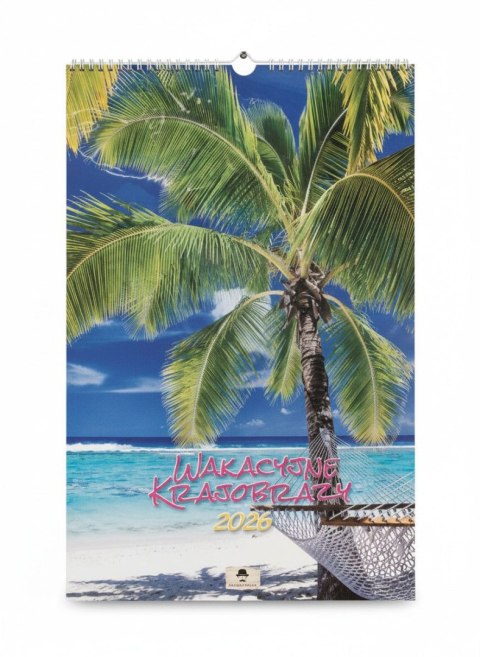 Pan Kalendarzyk Kalendarz ścienny Wakacyjne krajobrazy 320mm x 470mm Pan Kalendarzyk (A3 VD.14)