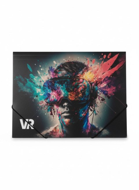 Panta Plast Teczka plastikowa na gumkę VR A4 mix Panta Plast (0410-0064-57)