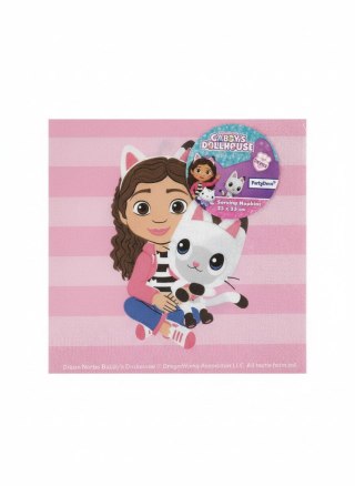 Partydeco Serwetki Koci Domek Gabi mix papier [mm:] 330x330 Partydeco (SP33-111)