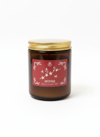 Pavoncella Świeczka ozdobna Smell me Winter Magic 250 ml czerwona Pavoncella (5906492907788)