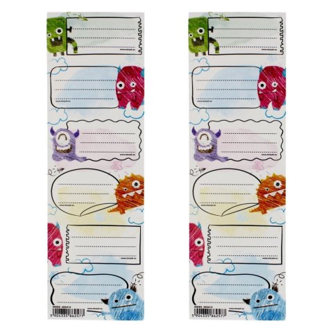 Starpak Naklejka na zeszyt Monster Starpak (495015)