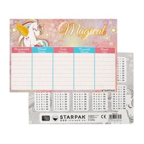 Starpak Plan lekcji Unicorn Starpak (472979)