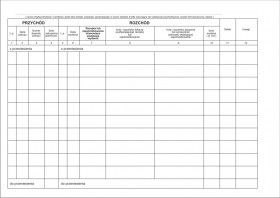 Stolgraf Druk offsetowy Książka rozchodów środków odurzających i substancji psychotropowych A4 50k. Stolgraf (WT98)
