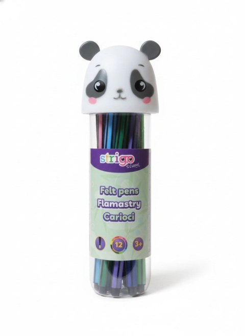 Strigo Flamaster PANDA 12 kol. Strigo (SSC476)