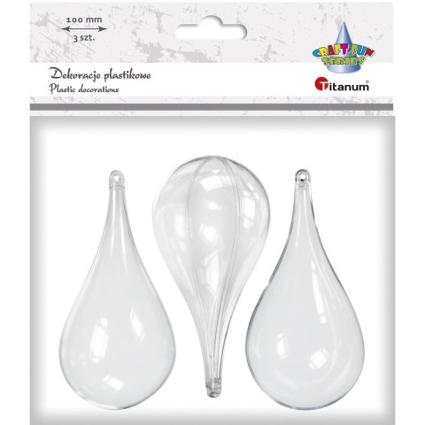 Titanum Ozdoba akrylowa Craft-Fun Series kropla 54x100mm Titanum