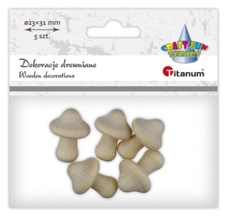 Titanum Ozdoba drewniana Craft-Fun Series grzybki Titanum (24MT0912)