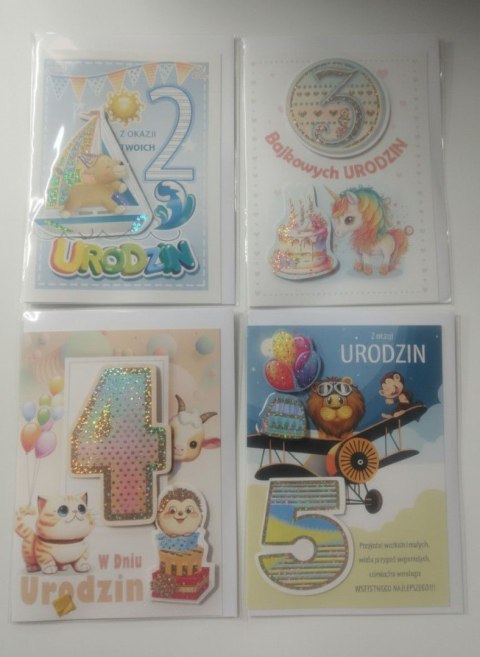 Top Graphic Kartka składana 2-5 LAT B6 Top Graphic (BOGH)