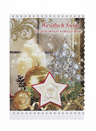 Top Graphic Kartka składana KARNET B6 Z NALEPIANYM ELEMENTEM Swieckie B6 Top Graphic (BNG)