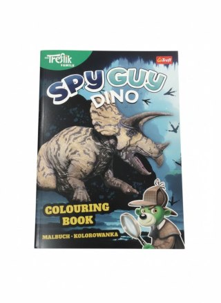 Trefl Kolorowanka Rodzina Treflików Spy Guy Dino Trefl (Ks08473)