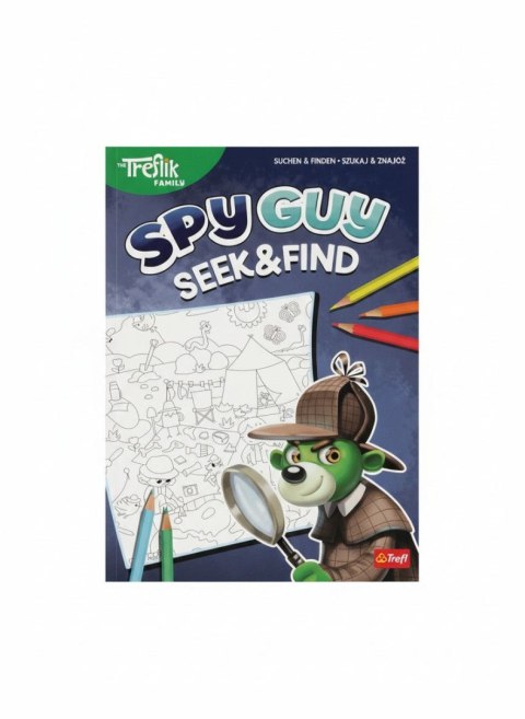 Trefl Kolorowanka Rodzina Treflików Spy Guy Trefl (Ks08472)