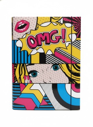 VauPe Teczka z szerokim grzbietem na gumkę OMG! A4 VauPe (310/91)