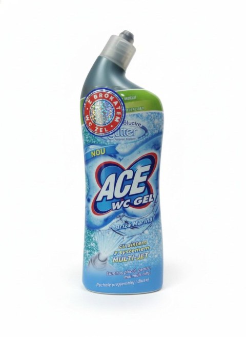 Ace Płyn do wc żel brokat marine 700ml Ace