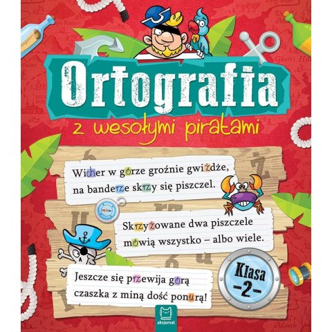 Aksjomat Książeczka edukacyjna Ortografia z wesołymi piratami. Klasa 2 Aksjomat (2698)